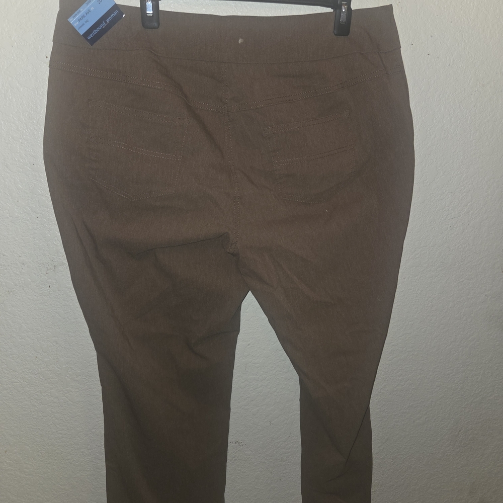 Westbound Women's Brown Chinos Plus Size